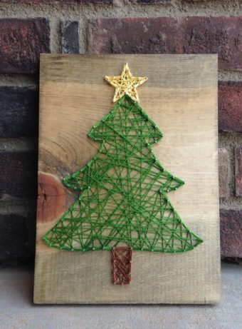 C&rsquo;est le clou ! Votre motif pr&eacute;f&eacute;r&eacute; de No&euml;l r&eacute;alis&eacute; en &laquo; string art &raquo;