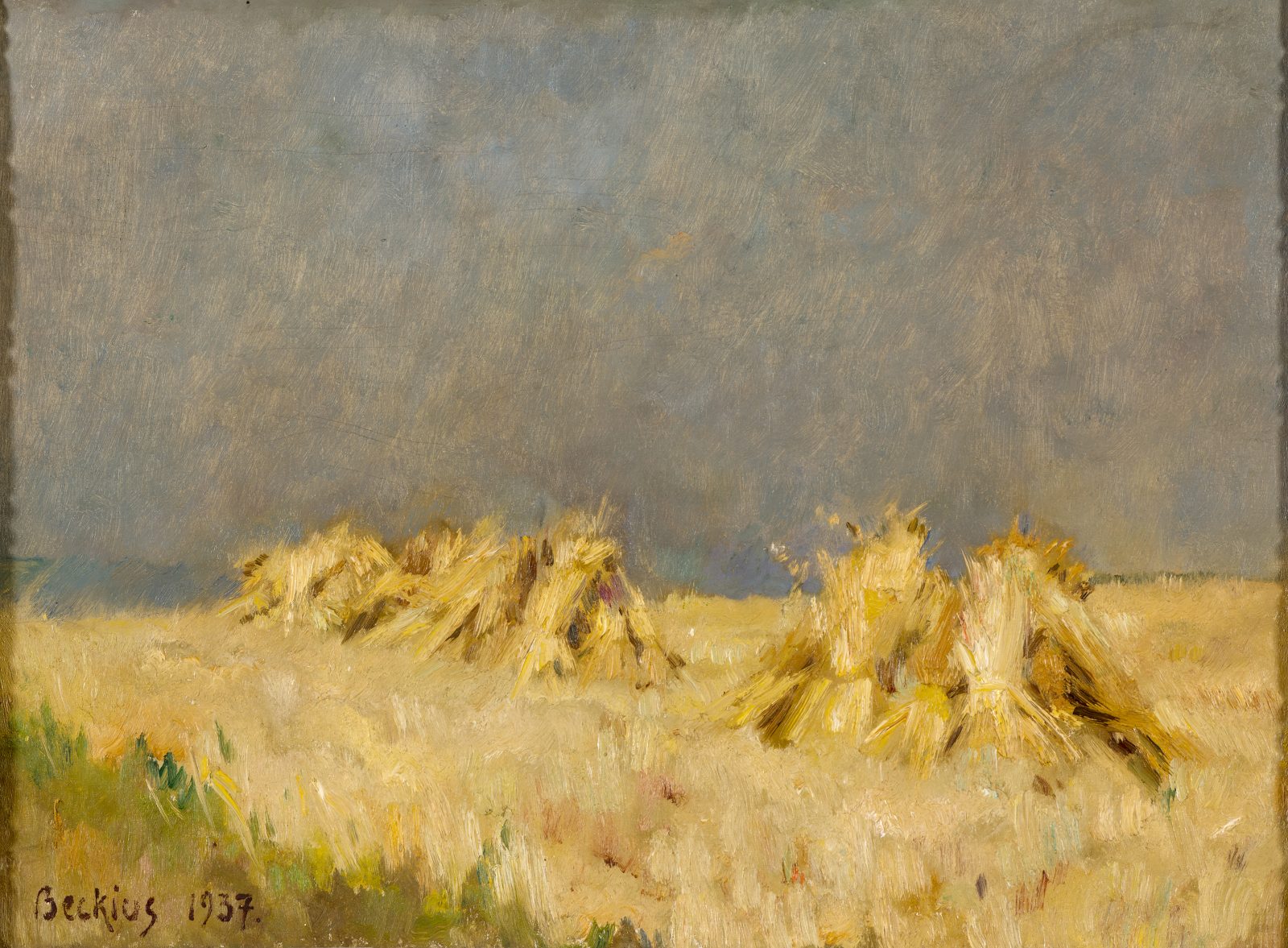 Meules de foin, 1937