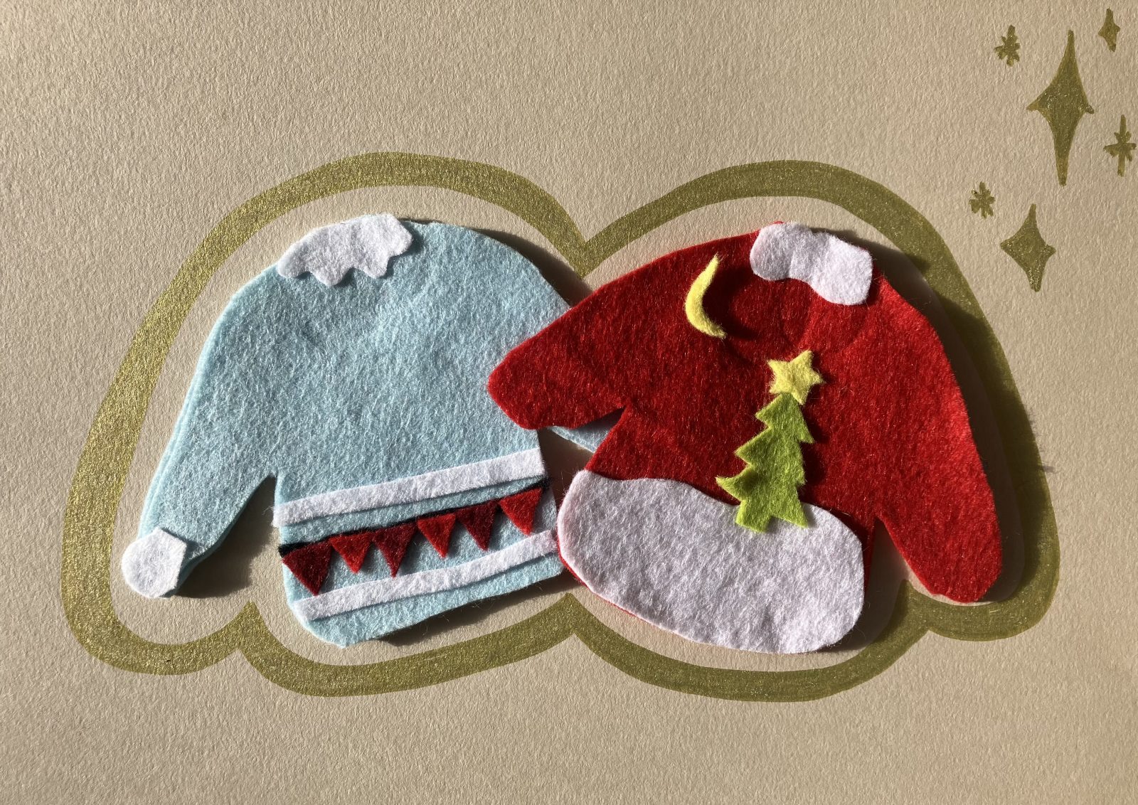 Pull De Noël Pour Fille - Sweat-shirt Manches Longues, Imprimé Festif, Sans Capuche - Taille Enfant à Ado